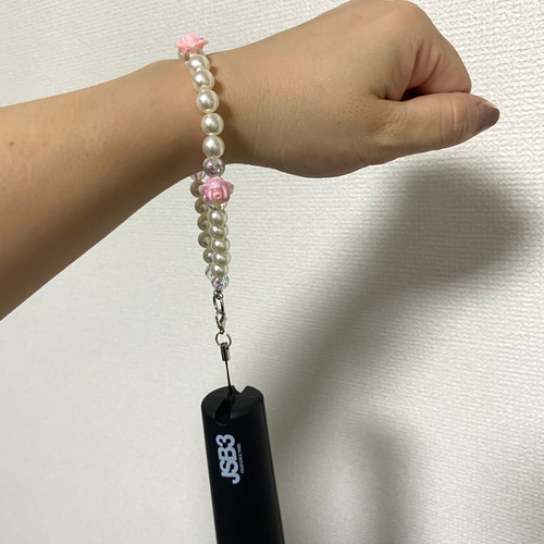 推しカラー♡ペンライト ストラップ 薔薇 イエロー その他アクセサリー