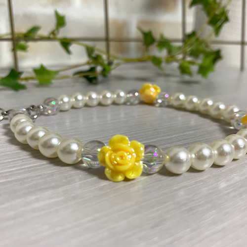 推しカラー♡ペンライト ストラップ 薔薇 イエロー その他アクセサリー