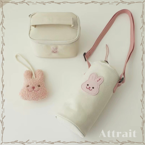 ♡♡♡ 新品タグ付 韓国スタバ ペットボトルケース ピンク水色2つ