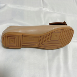 新品未使用　ブラウン　リボンパンプスレディース靴シューズ ローヒールぺたんこ 7枚目の画像