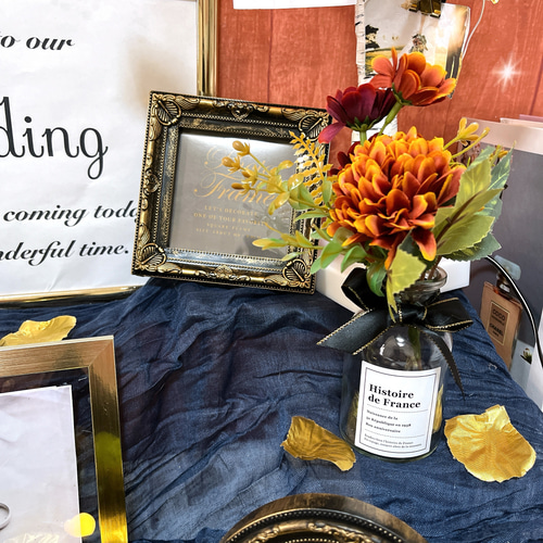 ウェディング　ウェルカムスペースまとめ売り　アーティシャルフラワー　花瓶 ウェディングウェルカムスペースまとめ売りアーティシャル