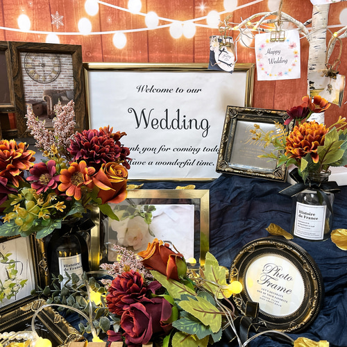 wedding準備 〜ペーパーアイテム・ウェルカムスペースの装飾準備