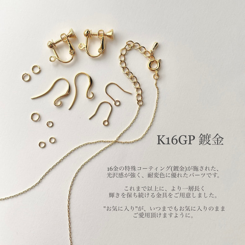 花標本 デイジー 】 お花のワイヤーアクセサリー （ イヤリング