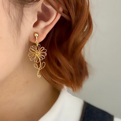 デイジー様　4点おまとめ　本物のお花のピアス　イヤリング 楽天市場】【全品P10倍☆お買い物マラソン】ピアス 金属