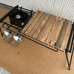 フラットバーナ－テーブルアイアンigtテーブル エボニー色 7枚目の画像
