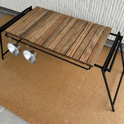 フラットバーナ－テーブルアイアンigtテーブル エボニー色 10枚目の画像