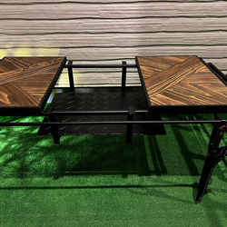 フラットバーナ－テーブルアイアンigtテーブル エボニー色 15枚目の画像