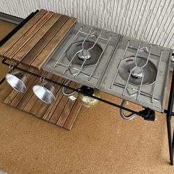 フラットバーナ－テーブルアイアンigtテーブル エボニー色 2枚目の画像