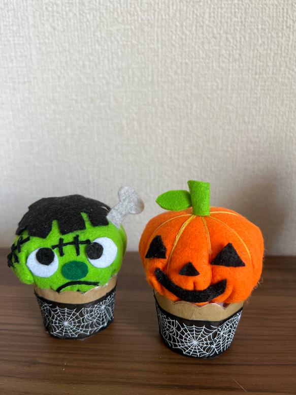 ハロウィンのカップケーキ 2枚目の画像