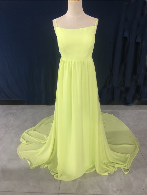 エレガント カラードレス 薄グリーン スリット キャミソール 背中見せ 前撮り