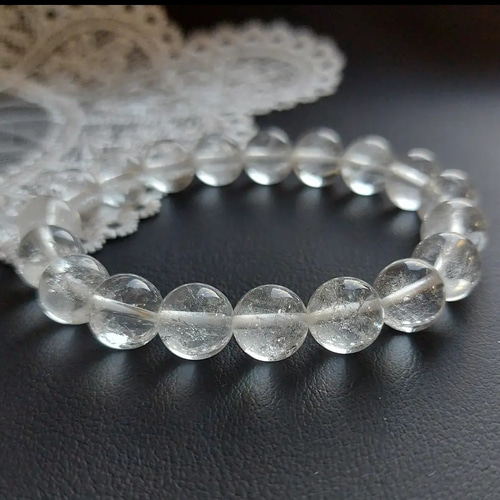 10㎜ アイスクリスタル ブレスレット ヒマラヤ産 ニルヴァーナクォーツ