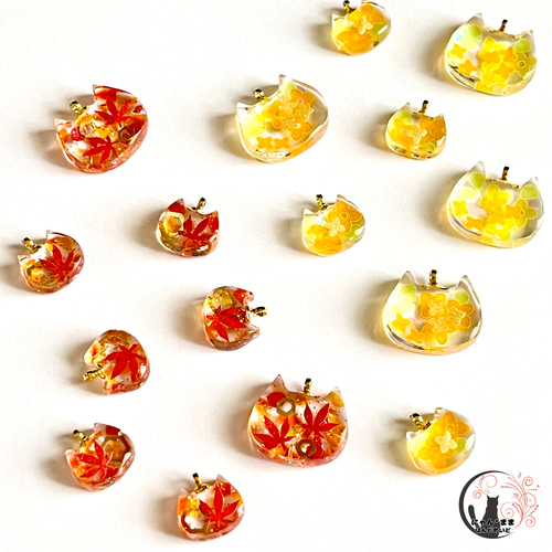 ねこちゃんチャーム キンモクセイa ねこちゃんチャームキンモクセイb