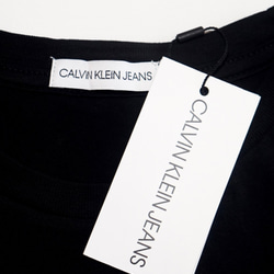 "CALVIN KLEIN" Basic Logo Tee (black) 半袖Ｔシャツ ブラック 黒 カジュアル 7枚目の画像