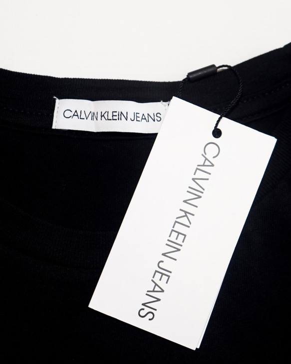 "CALVIN KLEIN" Basic Logo Tee (black) 半袖Ｔシャツ ブラック 黒 カジュアル 7枚目の画像