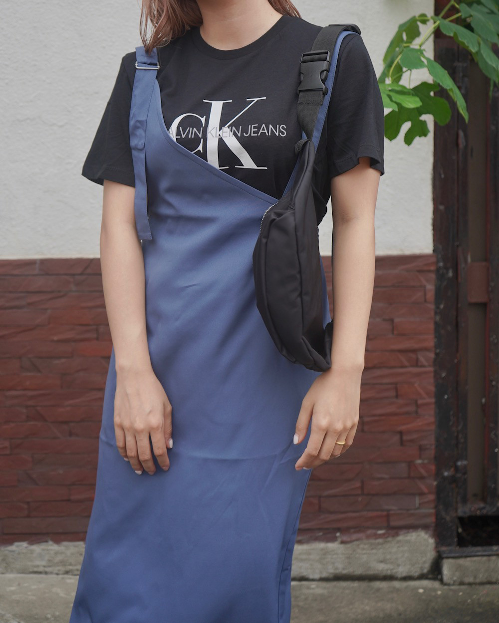 "CALVIN KLEIN" Basic Logo Tee (black) 半袖Ｔシャツ ブラック 黒 カジュアル