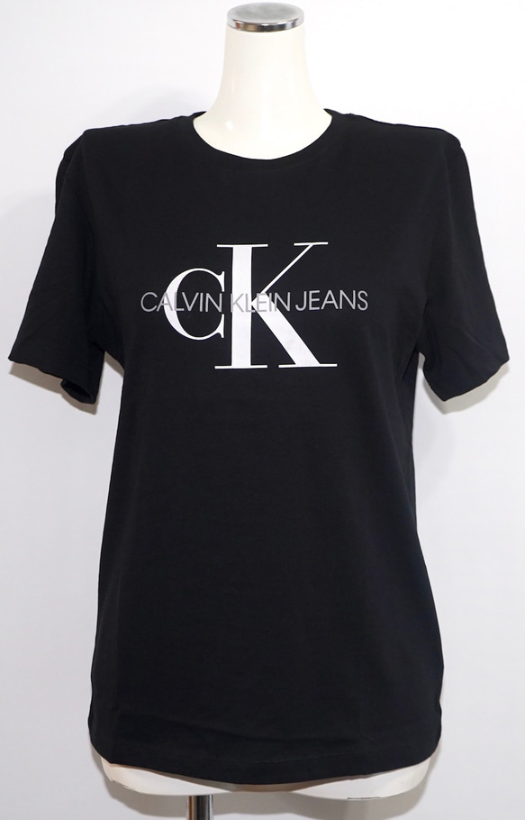 "CALVIN KLEIN" Basic Logo Tee (black) 半袖Ｔシャツ ブラック 黒 カジュアル 5枚目の画像