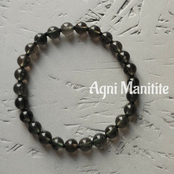 6㎜ アグニマニタイトブレスレット Agni Manitite インドネシア産 2枚目の画像