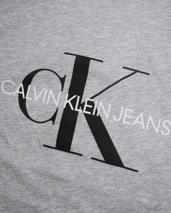 "CALVIN KLEIN" Basic Logo Tee (grey) 半袖Ｔシャツ グレー 灰色 カジュアル 5枚目の画像