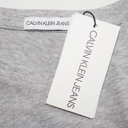 "CALVIN KLEIN" Basic Logo Tee (grey) 半袖Ｔシャツ グレー 灰色 カジュアル 7枚目の画像