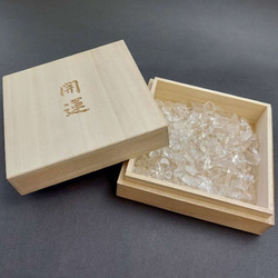 浄化セット】桐箱＆浄化さざれ水晶200g 鬼門封じ・エネルギー