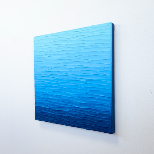 雲海洋次★遠望★油彩★真作★美品★ 熱門系列】訂製款- 藍色海洋油畫（M-#54） 畫& lemon 的作品16614119