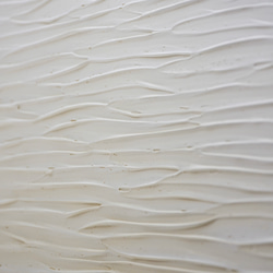 【寂靜的海】藝術-白色抽象原創繪畫牆飾（M-#59） 第5張的照片