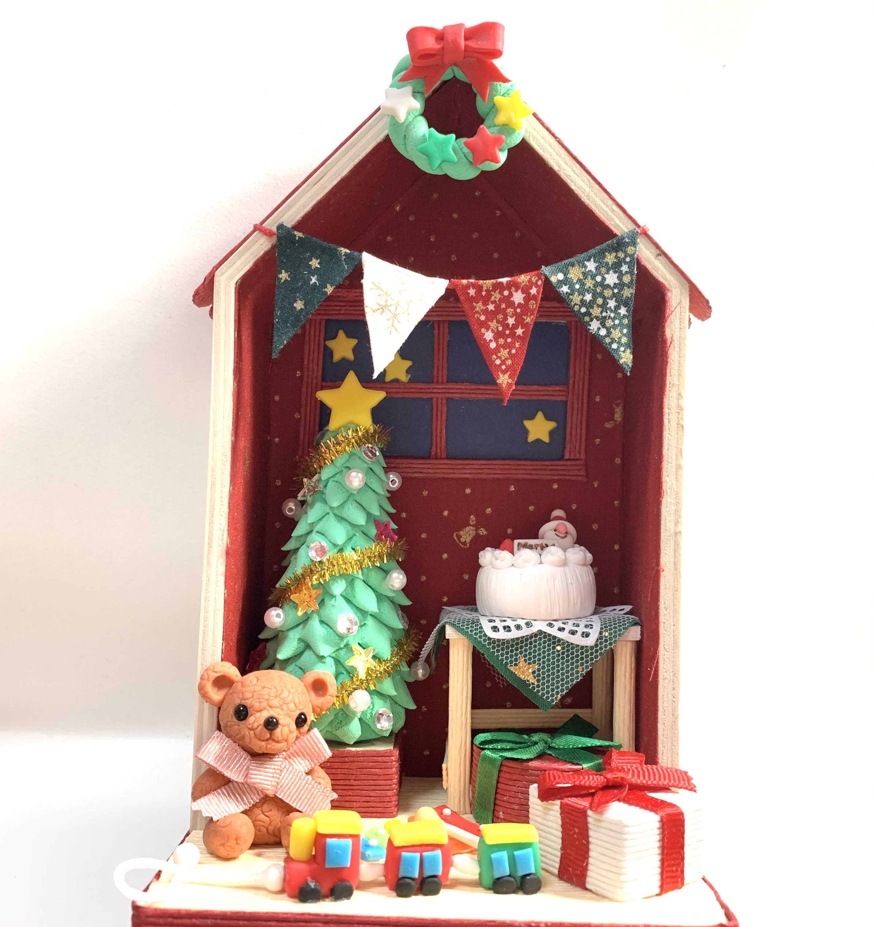 マサコ☆様＊kyo＊ハンドメイド ミニチュア ドールハウス＊クリスマスツリー マサコ☆様＊kyo＊ハンドメイド ミニチュア ドールハウス