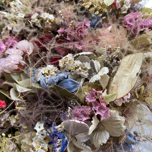 Gime ページ 花畑リース ナチュラルリース ドライフラワーリース 花畑のリース ナチュラルリース ドライフラワーリース グリーン
