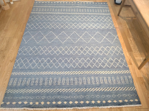 試用活動】舒適的有機地毯，四季皆宜的手工編織地毯，享受四個季節，191x137cm BD890G 第5張的照片