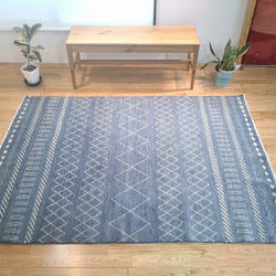 試用活動】舒適的有機地毯，四季皆宜的手工編織地毯，享受四個季節，191x137cm BD890G 第1張的照片