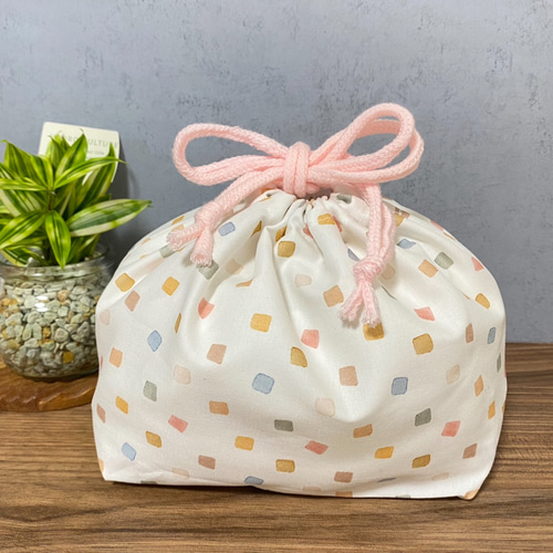 お弁当袋｜給食袋｜パステル｜入園入学｜お弁当入れ｜巾着｜女の子