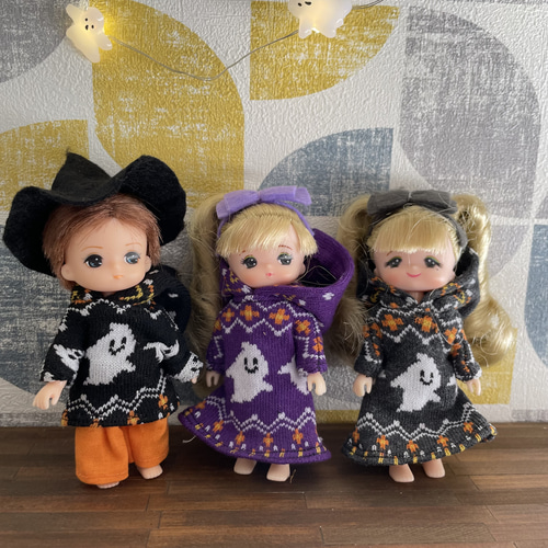 【オーダーメイド】　ミキちゃん　マキちゃん　　服　ハンドメイド　ドール服 041 ミキちゃんマキちゃん ハンドメイド 服 リバティ フェルト