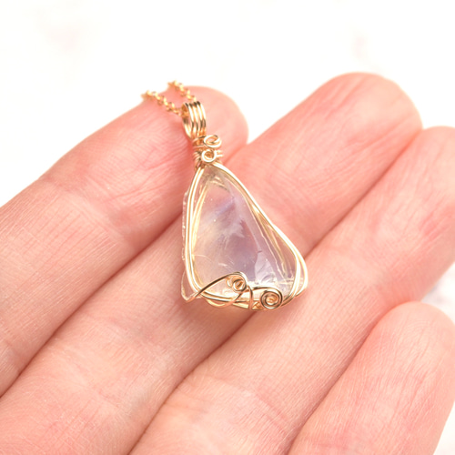 純正シエラ産アンダラクリスタルペンダントトップ　23g　14kgf 純正シエラ産アンダラクリスタルペンダントトップ 23g 14kgf