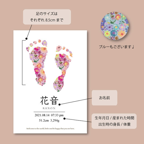お花ポスター【手描き】 お花ポスター【手描き】