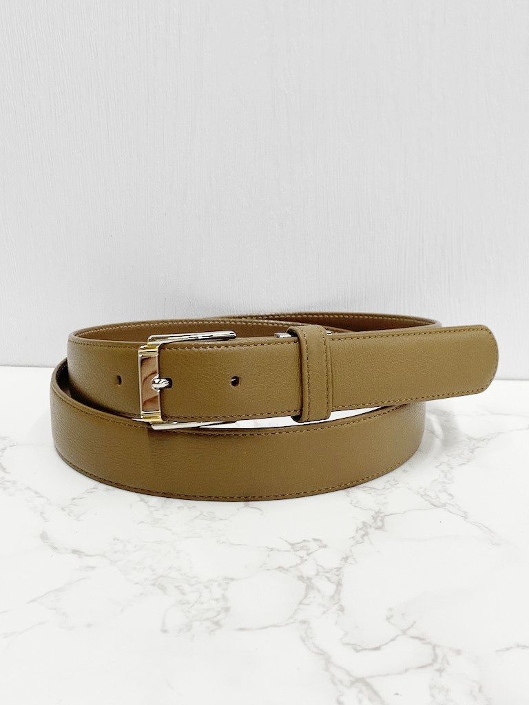 日本製　上質　　高級　牛革　ソフトカーフ　３０mm幅　フランスステッチ　ベルト　フリーサイズ