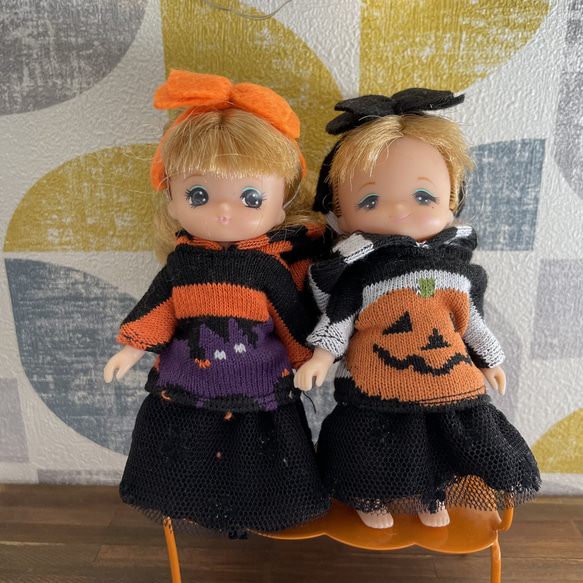 M2330ミキちゃんマキちゃん ハンドメイド 服 ハロウィン