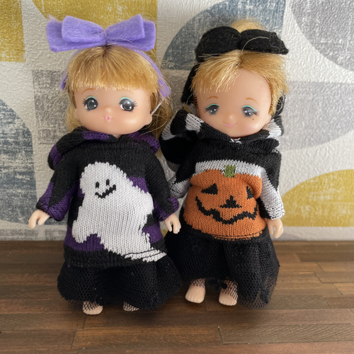 M2330ミキちゃんマキちゃん ハンドメイド 服 ハロウィン