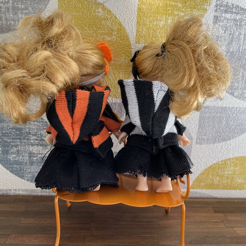 M2330ミキちゃんマキちゃん ハンドメイド 服 ハロウィン