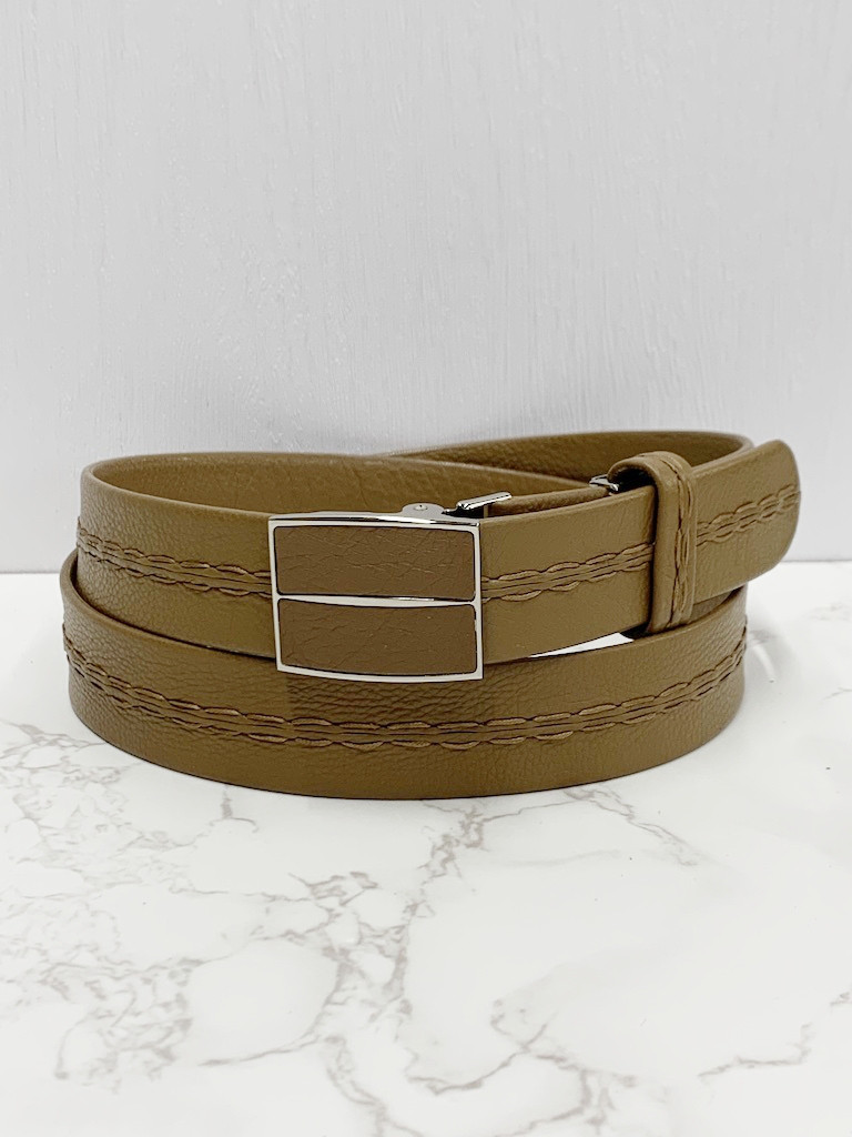 日本製　上質　高級牛革　ソフトカーフ　ベルト　３０mm幅　無双　手縫いメッシュ　フリーサイズ