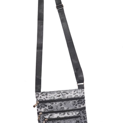 ADG LEOPARD SACOCHE BAG (black) サコッシュ ブラック 黒 ストリート 1枚目の画像