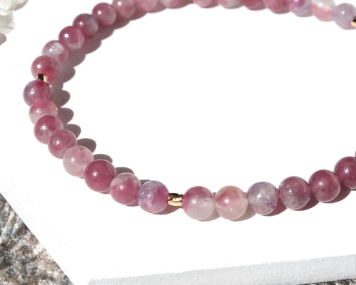 Pink Tourmaline Silica／春色混ざり合う ピンクトルマリン