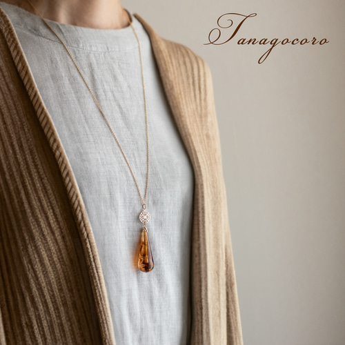 べっ甲調ドロップネックレス ネックレス・ペンダント tanagocoro 通販 