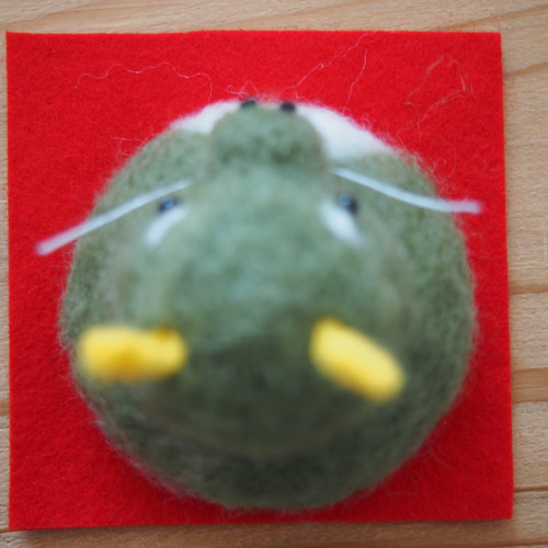 11/27まで専用】2024 お正月 干支 辰 鏡餅 羊毛フェルト 置物 鏡餅