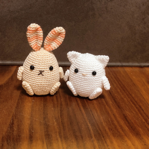 ハンドメイド 藍染柿 渋染め 刺し子 手作り ぬいぐるみ うさぎカップル e7d6af5f3595b131f7fd78fea558f2