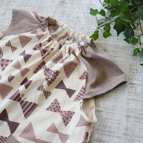 スモック　moca×ribbon  サイズ120 スモック moca×ribbon サイズ120 【公式通販】