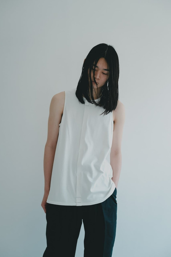 creema特別価格【01non-sleeve shirt】スビンプラチナム使用 6枚目の画像