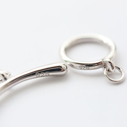 SV925 スターリングシルバー ぷっくりデザイン マンテル 1Set 3枚目の画像