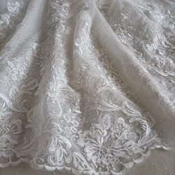 高品質！ ウエディングドレス 3D立体レース刺繍 マーメイドライン 人気上昇 結婚式/披露宴 11枚目の画像