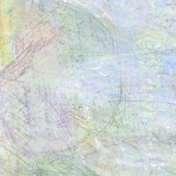 原画「夢のあとさき ー女神の樹.魔法陣ー」 額サイズ55×44㎝ パワーアート 4枚目の画像