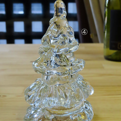ガラスのクリスマスツリー①②③④⑤／ツリー／テーブルツリー／クリスタル 5枚目の画像